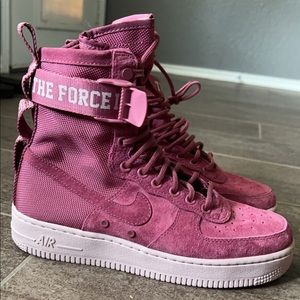 Maroon Nike SF Air Force One High